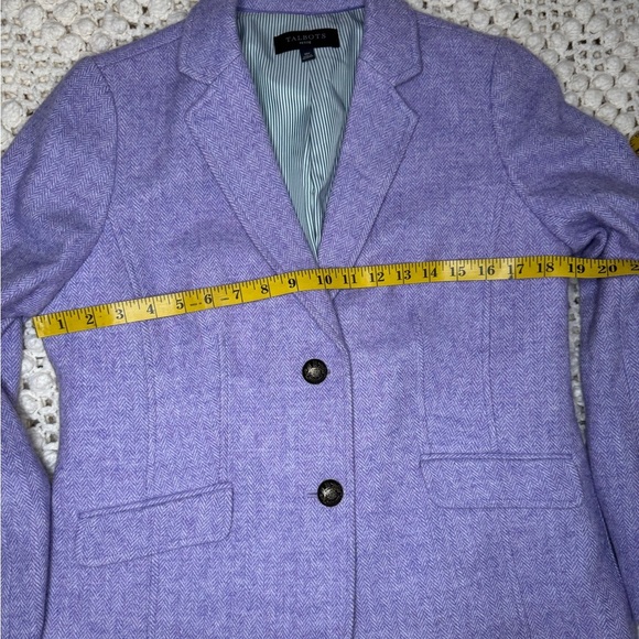 Talbots Purple Women's Blazer - Picture 10 of 13